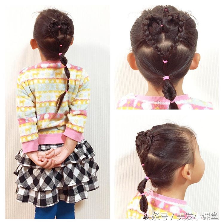 适合戴皇冠的儿童编发简单漂亮,儿童编发小视频3-5岁简单