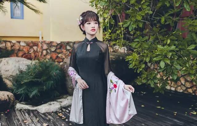 香云纱经典旗袍,关于香云纱旗袍