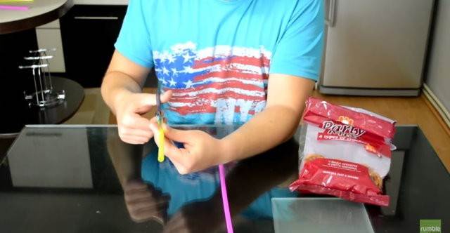 自制吸管密封夹,自制封口夹吸管