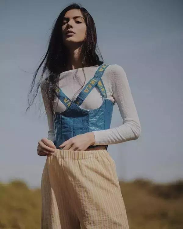 改造宜家购物袋,宜家购物袋改造背带裤