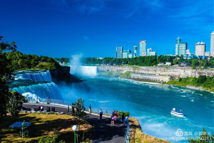 尼亚加拉大瀑布观景台,游美国尼亚加拉大瀑布
