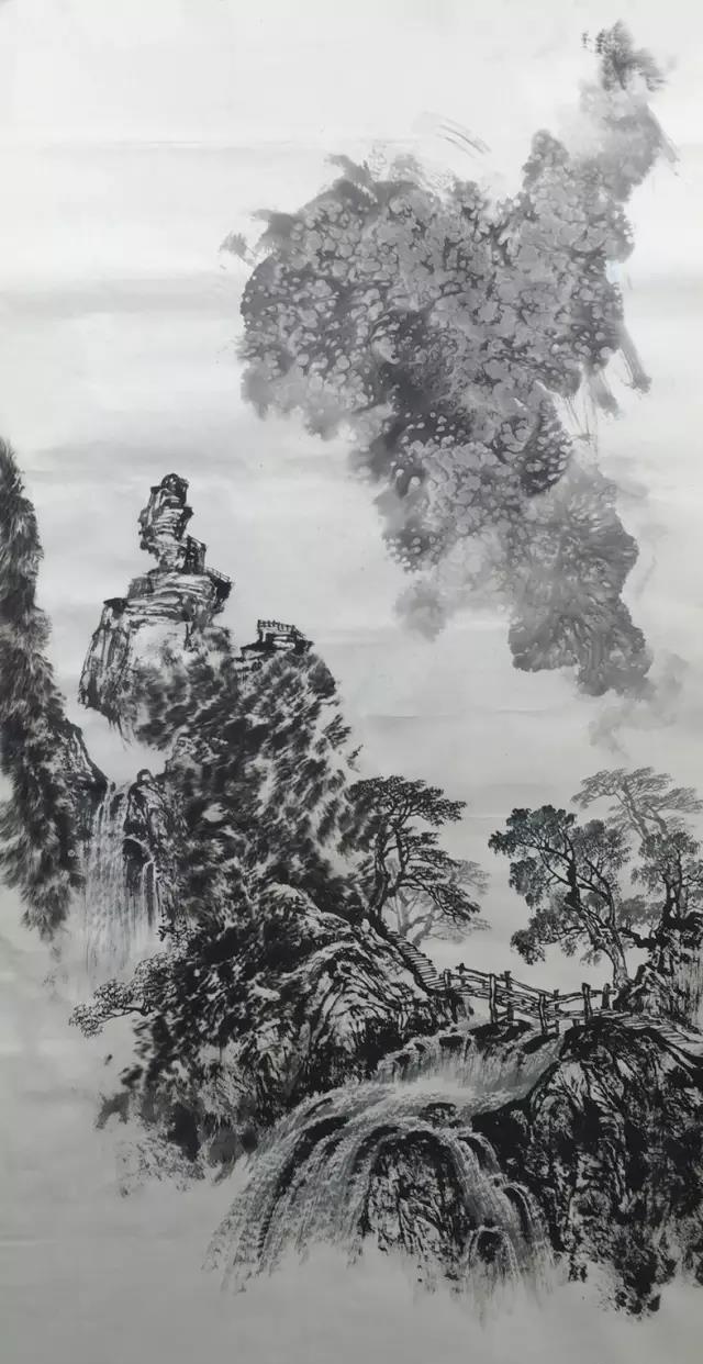 曾刚彩墨山水画教学视频,曾刚彩墨山水画画法技巧顺口溜