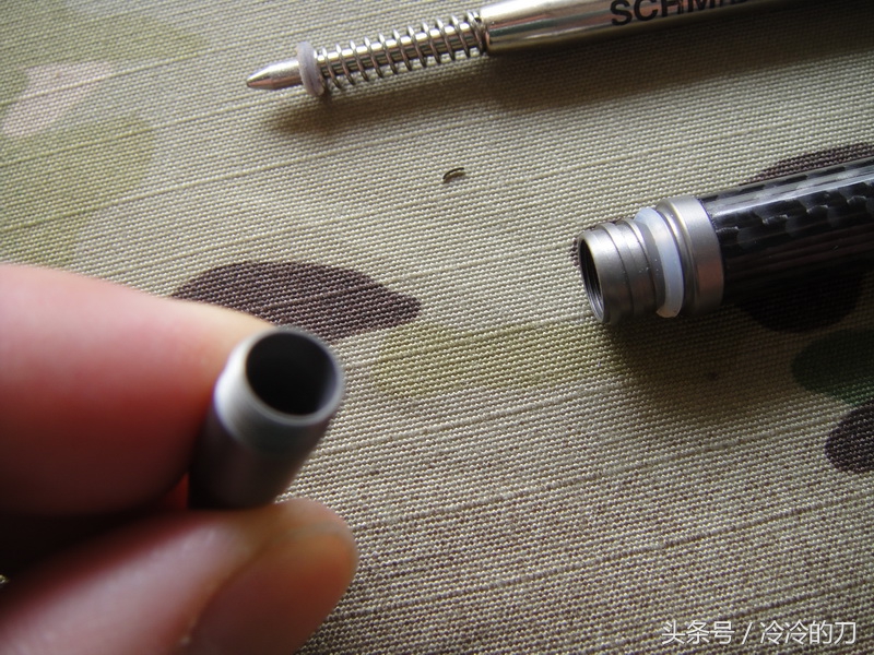 极简风钛合金螺旋战术笔,钛合金战术笔推荐
