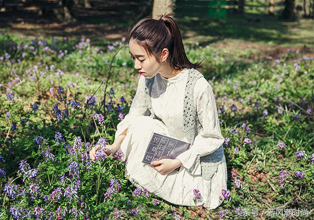 有一种精致叫雪纺连衣裙