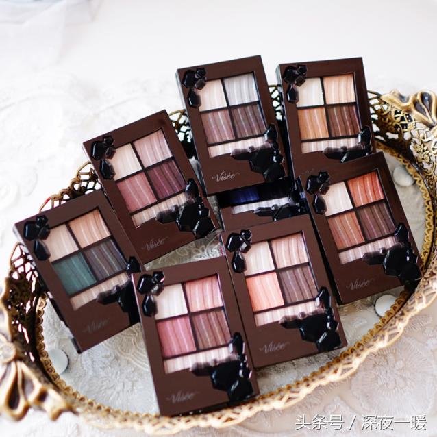 忍不住买买买的tomford眼影系列,visse蕾丝眼影大地色