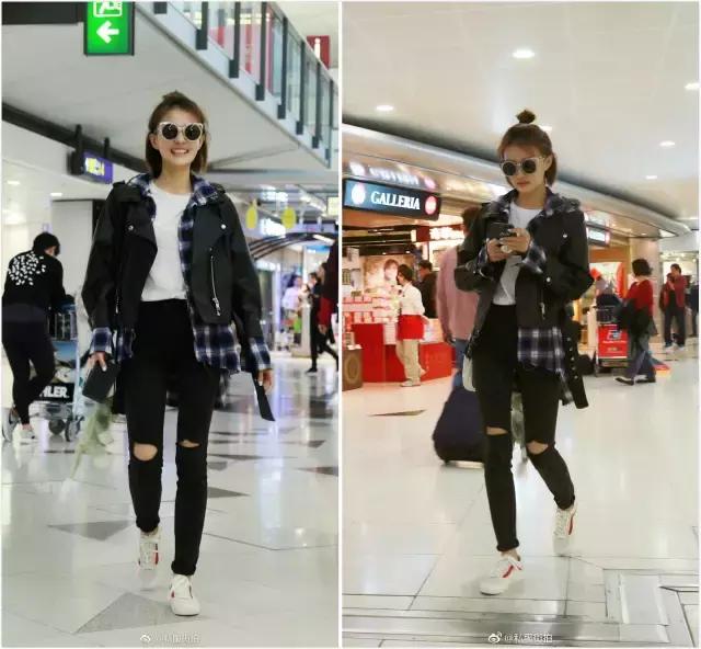 刘雯同款小个子增高松糕小白鞋,moschino刘雯杨幂