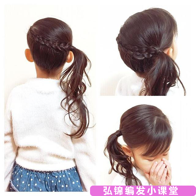 适合初中生扎的发型可爱简单,闺蜜发型怎么扎又简单又可爱
