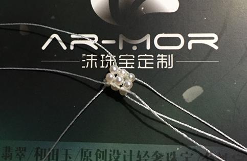 清宫十八子手串的小珍珠,清宫简易造型的教程