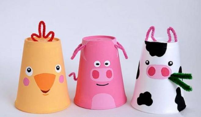 怎么用纸杯做的手工又简单又漂亮,用纸杯做好玩的手工