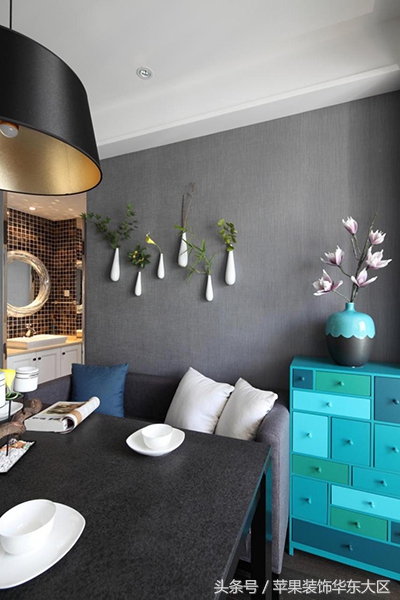 金桥国际120平简约现代装修风格,装饰设计合肥