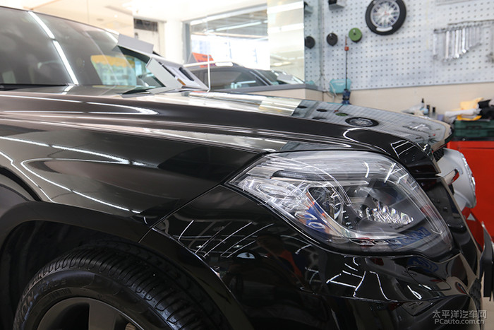 奔驰glk300整备全过程,奔驰glk300全车抛光价格