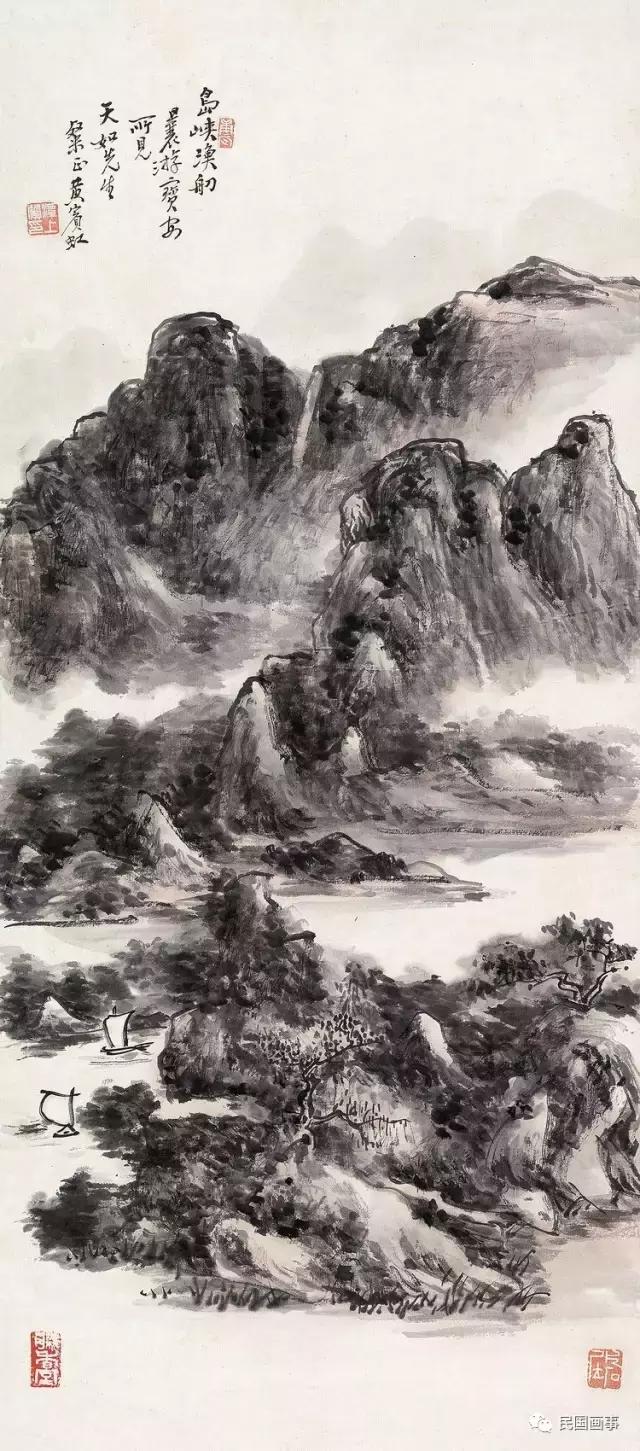 荣宝斋傅抱石湘夫人版画,傅抱石晚年生活