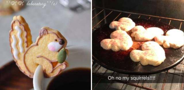 女朋友爱吃的饼干,女朋友烤的蛋黄酥