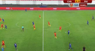 国足对阵威尔士邓涵文防守,邓涵文绝杀法国