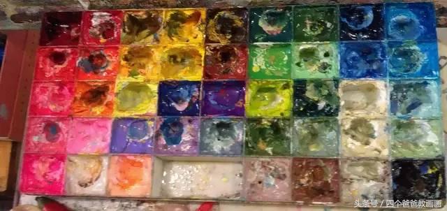 小孩子水粉颜料使用说明,水粉颜料幼儿初学者怎么使用