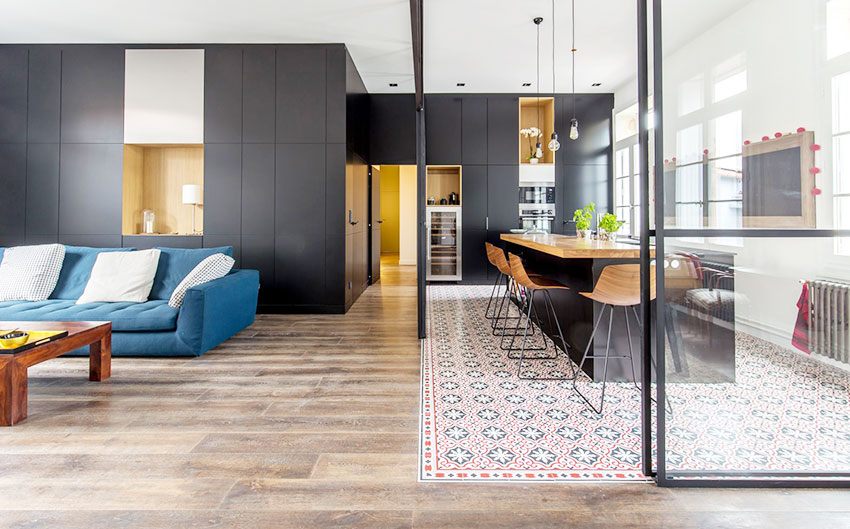 办公室黑框玻璃装修效果图,玻璃隔墙效果图办公室