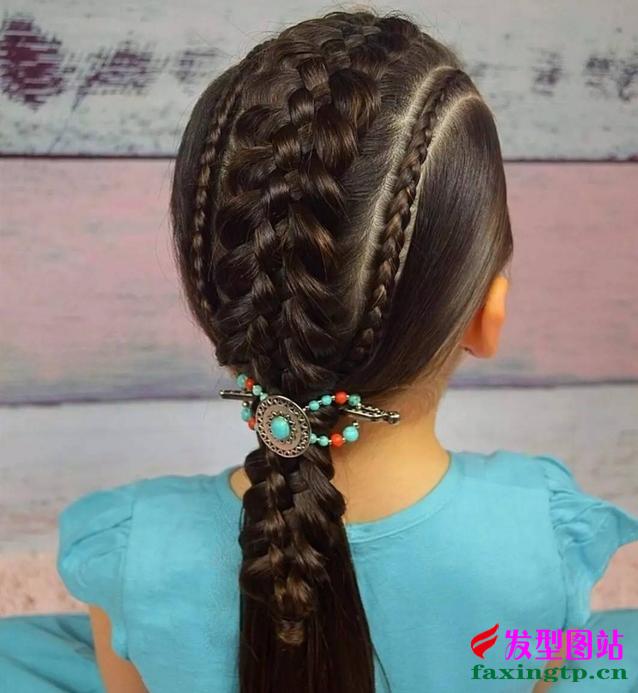 10款儿童花式编发技法合集,时尚妈咪赶快收藏起来