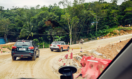 女司机自驾海南环岛旅游公路,铃木维特拉自驾西藏体验