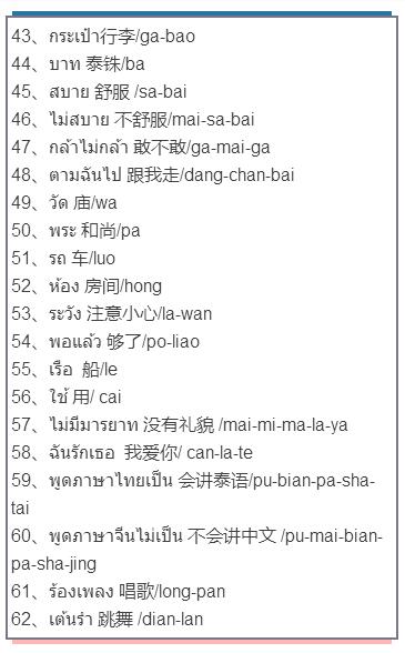 泰国实用泰语,来泰国一定要学的八句泰语