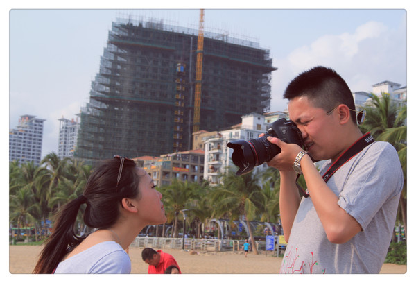 在三亚总有一片海属于一个人,在三亚椰梦长廊海边