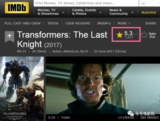 变形金刚5豆瓣评分,变形金刚5电影评价