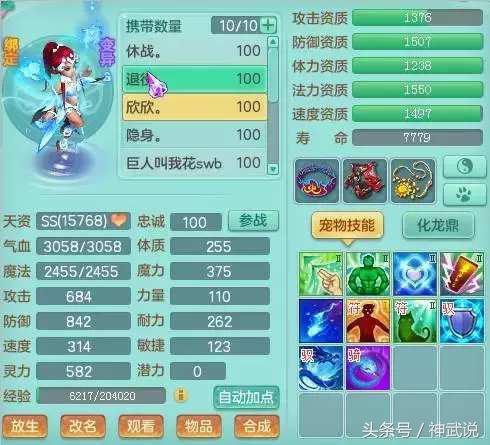 神武2三界奇侠,神武2普陀90级攻略