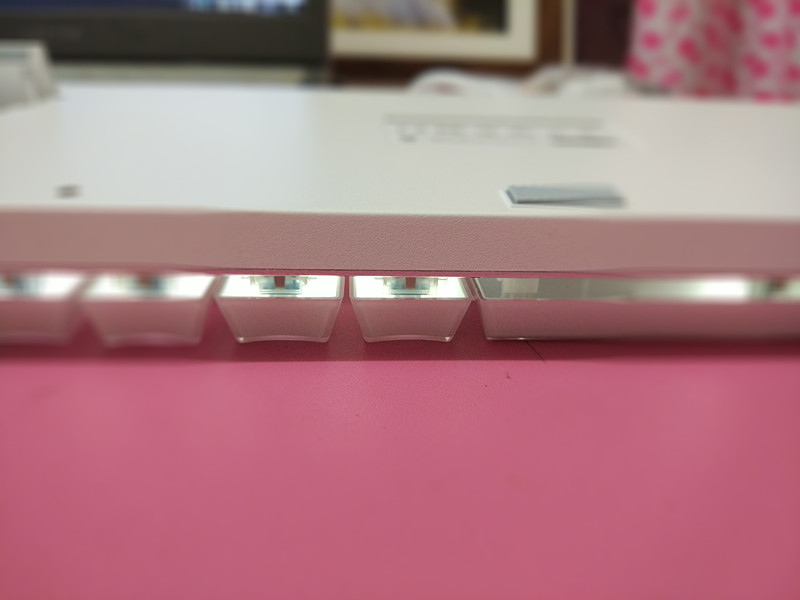 雷柏v500键盘按一下有两下反应,雷柏机械键盘v500合金版87键