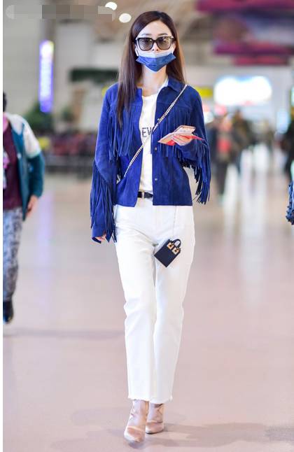 宋茜衣品图片,宋茜穿牛仔衣和牛仔裤