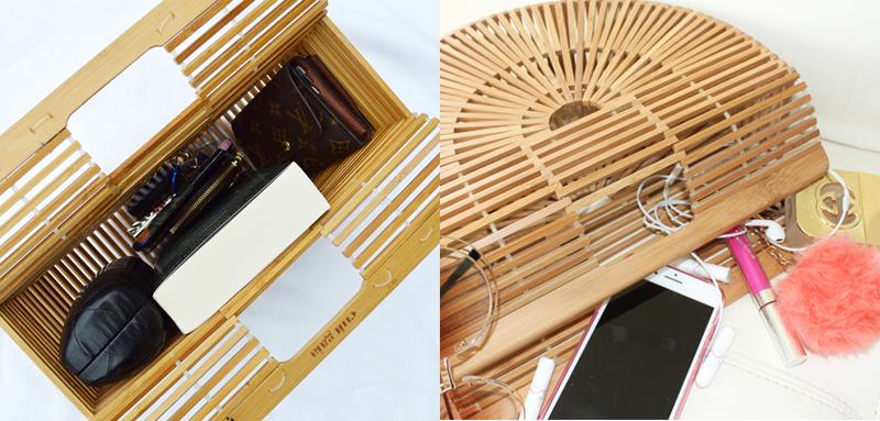 潜入后台！来看JessicaAlba和EmmaRoberts都爱CultGaia竹篮包实物图！