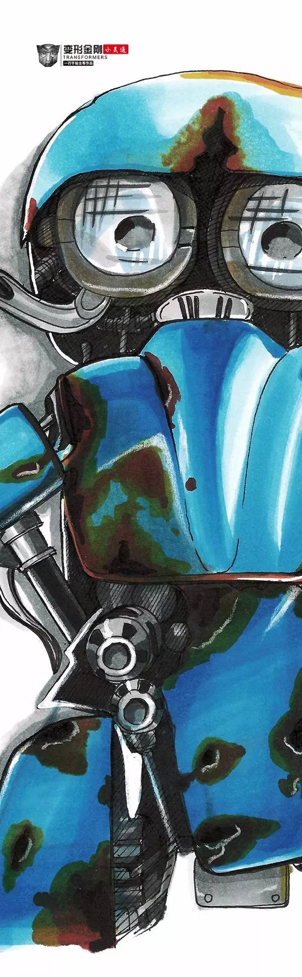 变形金刚手绘版,变形金刚手绘原稿