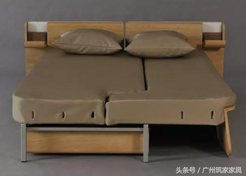 可折叠两用沙发床现代简约实木床,沙发床两用折叠实木床第一名