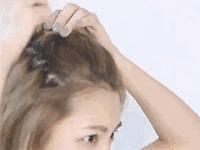 齐肩短发编发发型教程,齐肩中短发编发显脸小发量多