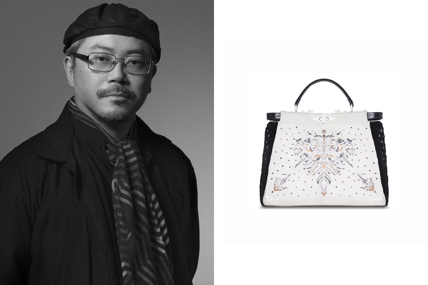 名人眼中的Peekaboo手袋！芬迪携杨颖、刘雯推动慈善拍卖活动