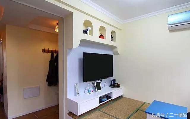 十堰兴丽城93平装修案例，电视背景墙和卧室的设计参观邻居都说漂亮