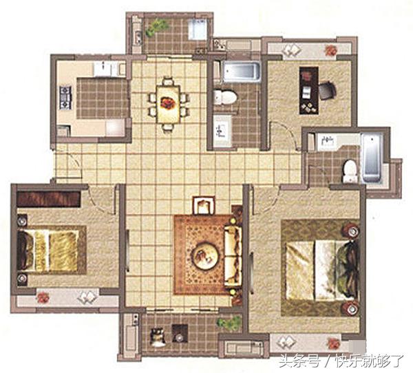 中环国际三期顶楼复式户型图,中环国际公寓三期156平