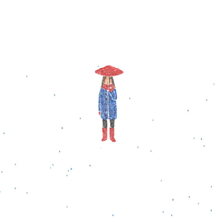 艾特扬州人，拜托！时尚的人都已经在雨天拗起造型了，你却还在躲雨