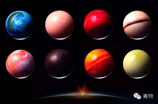 太阳系八大行星立体巧克力,宇宙行星巧克力