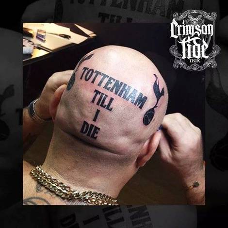 死忠球迷纹身,freestyle纹身