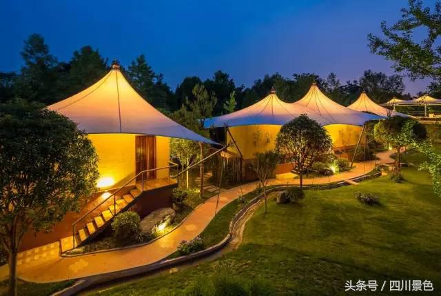成都旅行轻奢帐篷哪里有,成都可以住帐篷的旅游景点有哪些