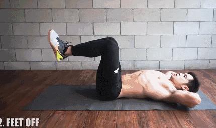 腹肌训练教程七天练出腹肌马甲线,女生练马甲线最有效方法瑜伽垫