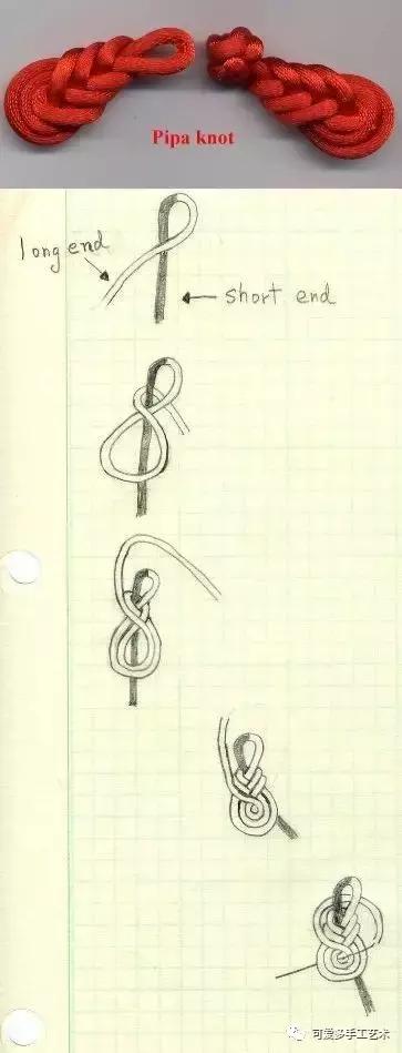 手工盘扣最简单版,用布做盘扣慢动作教程