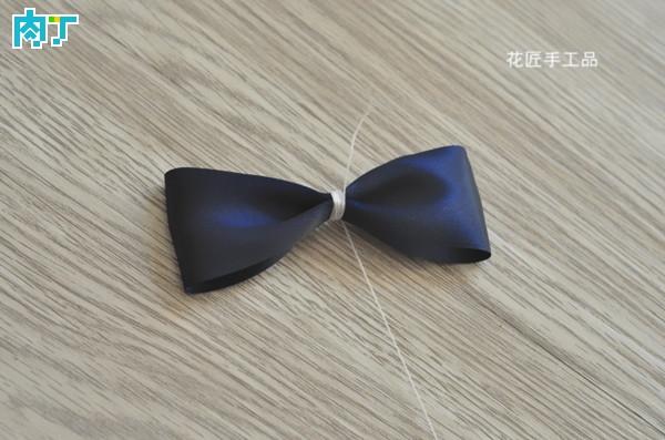 蝴蝶结发圈做法视频,蝴蝶结发圈制作教程简单