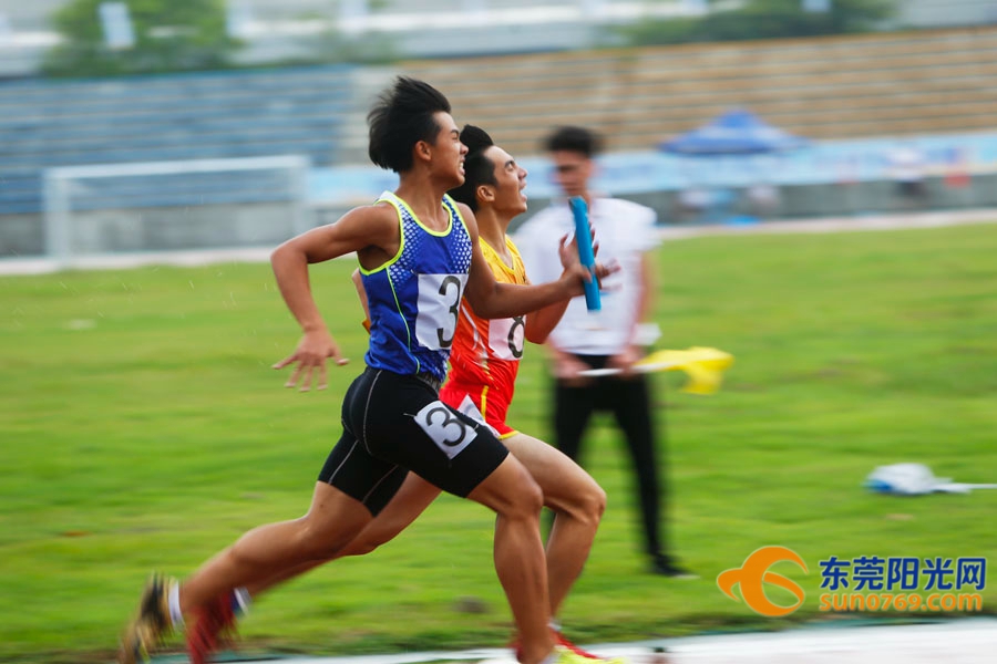 2022年东莞田径运动会,风雨中的运动会