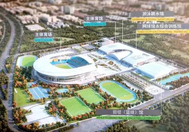 河北奥体中心体育综合馆,河北奥体中心场馆示意图