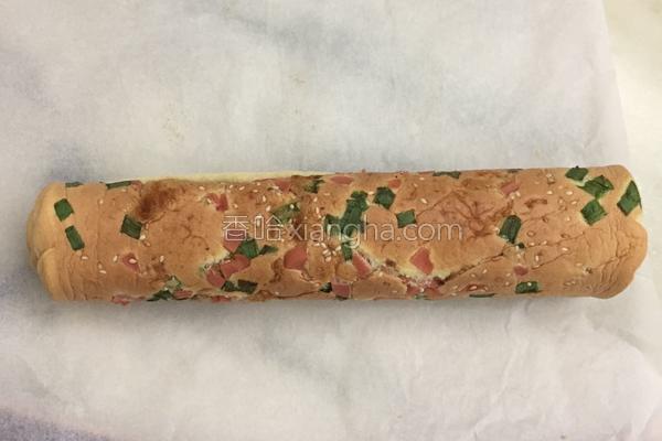 火腿丁肉松蛋糕卷,肉松火腿蛋糕卷