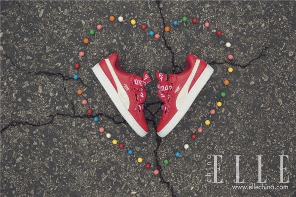 pumabasketheart黑色蝴蝶结,puma全新系列篮球鞋