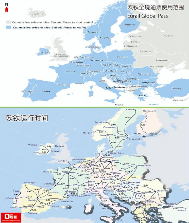 坐火车欧洲旅行,坐着火车游欧洲