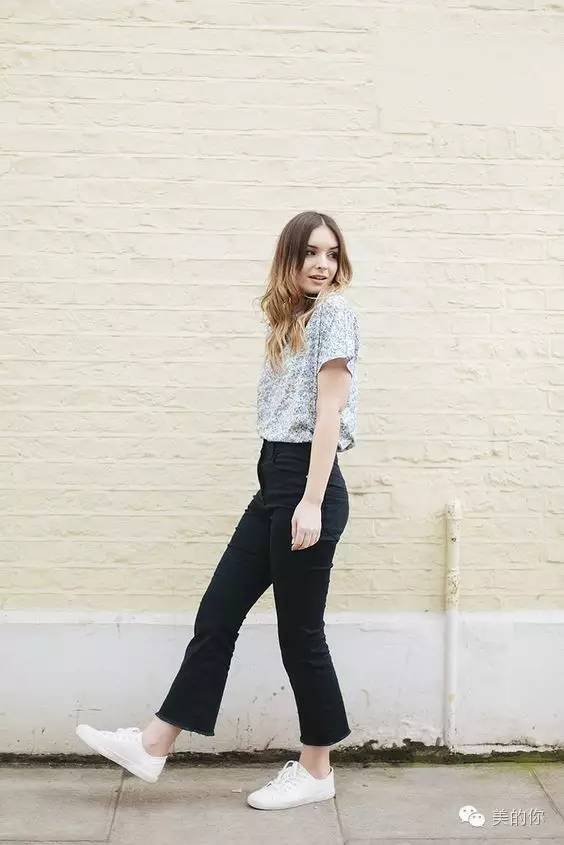 九分裤运动鞋初秋时髦舒适最佳cp,休闲九分裤配高帮运动鞋