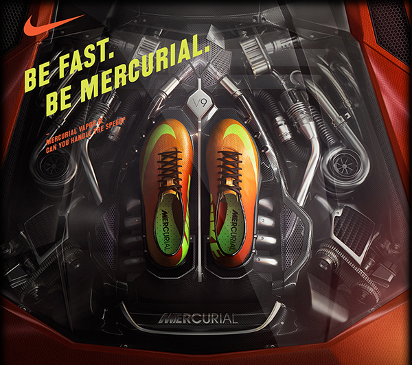 nike广告简约,nike创意广告海报创意分析