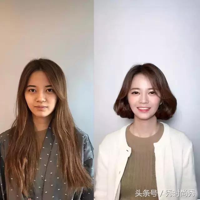 韩系外翻中短发高级感,短发发尾外翻发型